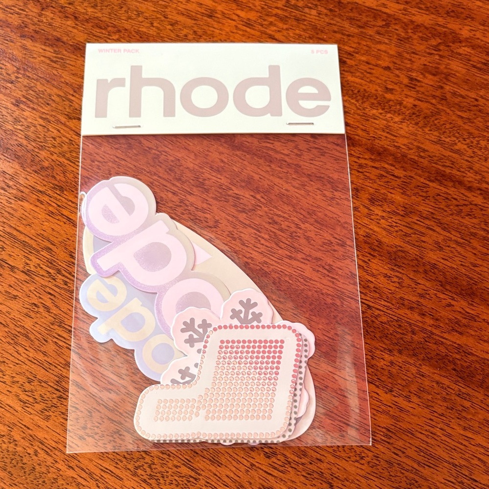 RHODE Pastel Sticker Set Winter Pack 5 Pieces